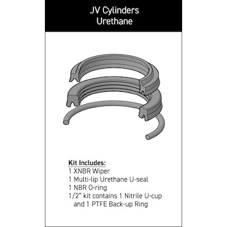 Miller - After Market Parts Hydraulic Cylinder Repair Kit- RK-I-U-1-3.500 JV-KR300-350